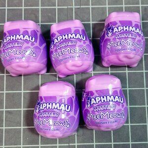 Lot of 5 Aphmau Mystery MeeMeows Squishy Figure